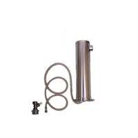 3" Single Faucet Stainless Steel Beer Tower with SS Shank (Alternate View 1)