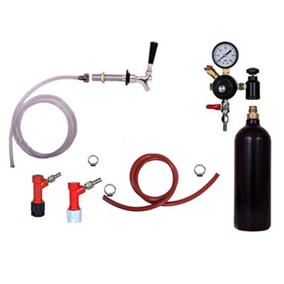 Refrigerator Keg Kit - 20oz - Single Tap - PIN LOCK (Alternate View 1)