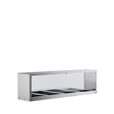 Overshelf with Sneeze Guard for 4-Well Steam Table / Overshelf with Sneeze Guard for 4-Well Steam Tabl