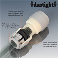 Duotight Push-In Fitting - 8 mm (5/16 in) Elbow (Alternate View 3)