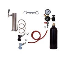 1 Faucet Tower Keg Kit - 20oz CO2 - BALL LOCK / 