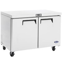 Atosa AUF36SD 36" 2-Door Undercounter Freezer (Alternate View 2)