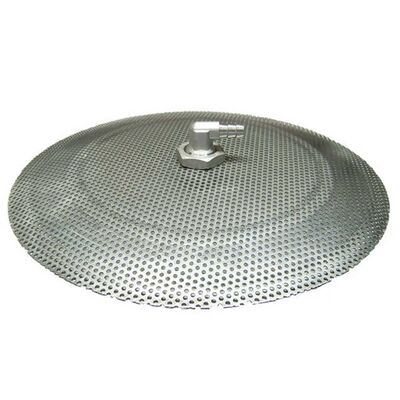 12" Domed Stainless Steel False Bottom / 12" Diameter False Bottom Stainless Steel Domed