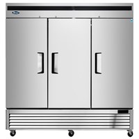 Atosa Upright Refrigerator / Three Door - Bottom Mount (Alternate View 1)