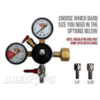 CO2 Beer Regulator - Double Gauge (Alternate View 1)