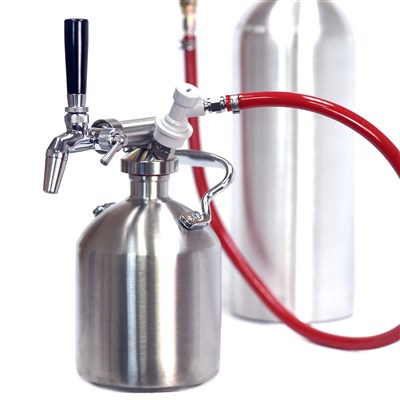 Sparkling Water Maker w/ Handle Growler + Draft Faucet & CO2 Tank (Alternate View 2)
