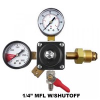 Cornelius Nitrogen Regulator - 1/4" MFL Check Valve/60psi/3000psi Gauges (Alternate View 4)