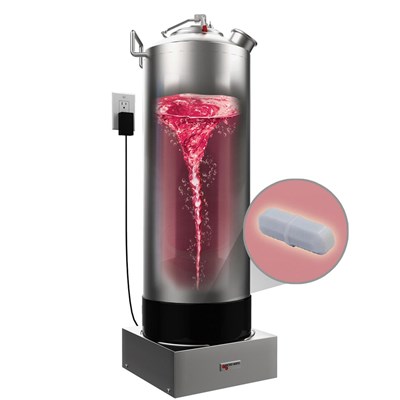 Draft Cocktail Keg Mixing Base – SpinStick™ Agitator, 9" (Alternate View 2)