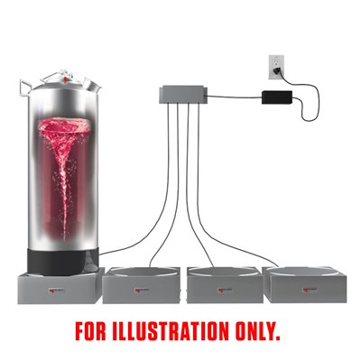 Draft Cocktail Keg Mixing Base – SpinStick™ Agitator, 9" (Alternate View 3)