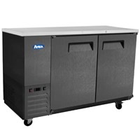 Atosa 48-in Shallow Depth (24-1/2-in) Back Bar Cooler (Black Exterior) (Alternate View 2)
