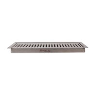 12"x5" Flush Mount Drip Tray with Drain / 12"x5" SS Flush Mount Drip Tray with Drain
