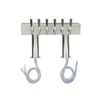 Micro Matic Pro-Line Double Pedestal 6-Faucet