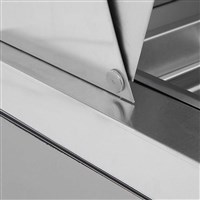 Atosa 60-in Refrigerated Sandwich Prep Table w/ 16 Stainless Steel Pans (Alternate View 4)