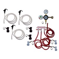Basic Homebrew Keg Kit - Triple Tap - BALL LOCK - Taprite (Alternate View 1)