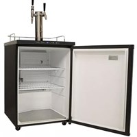Cold Brew Coffee Kegerator with Temp Display - 2 Faucets (Alternate View 5)