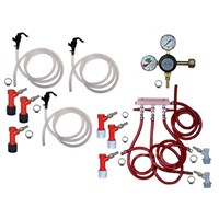Basic Homebrew Keg Kit - Triple Tap - PIN LOCK - Taprite (Alternate View 1)
