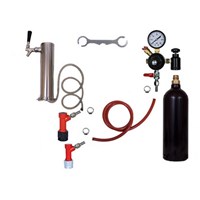 1 Faucet Tower Keg Kit - 20oz CO2 - PIN LOCK / 