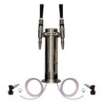 NitroNow Commercial Dual Faucet On-Demand Nitro Coffee Kegerator (Alternate View 4)