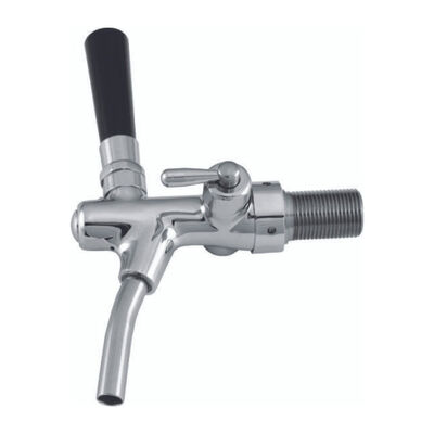 Euro Style Self Closing Faucet with Flow Control, SS Spout & Shank (Alternate View 2)