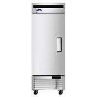 Atosa Upright Refrigerator / One Door, Left Hinged - Bottom Mount (Alternate View 1)