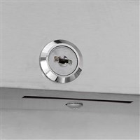 Atosa Upright Refrigerator / One Door, Left Hinged - Bottom Mount (Alternate View 4)