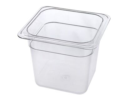 Atosa R04011000354 1/6-Size Polycarbonate Food Pan, 6 in Deep (Alternate View 2)