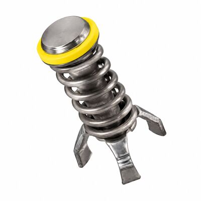 Pin Lock Poppet Valve for Firestone or John Wood or Alloy Products (Alternate View 2)