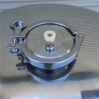 Ss Brewtech 3" Tri-Clamp Cap w/ 1/2" Blow Off (Alternate View 2)