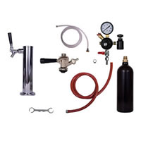 Tower Commercial Keg Kit - 1 Faucet - 20oz CO2 Cylinder (Alternate View 1)