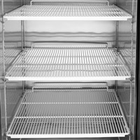 Atosa Upright Freezer/Merchandiser / Two Door, Black Cabinet (28.5cuft) - Bottom Mount (Alternate View 4)