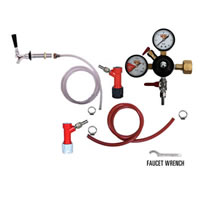 Refrigerator Keg Kit - Single Tap - PIN LOCK (Alternate View 1)