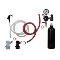 Basic Homebrew Keg Kit - 20oz CO2 - Ball Lock / 