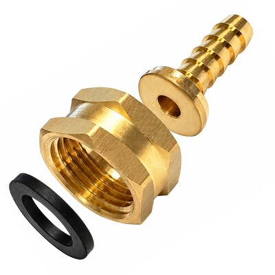 Garden Hose to Barbed Hose Fitting Adapter (Alternate View 2)