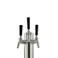 3 Faucet Commercial Grade Kombucha Kegerator (Black) (Alternate View 4)