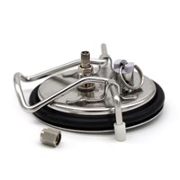 Corny Keg Lid with Schrader Inlet and Pressure Relief Valve (Alternate View 1)