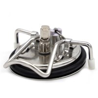 Corny Keg Lid with Schrader Inlet and Pressure Relief Valve (Alternate View 2)