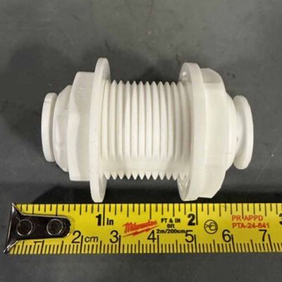 Push-In Fitting with Bulkhead Adapter (Alternate View 2)