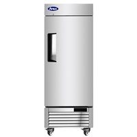 Atosa Upright Freezer (Low Height - 63-1/4-in) / One Door - Bottom Mount / Bottom Mount (1) Door Low Height Freezer