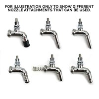 NUKATAP Forward Sealing Faucet - Stainless Steel (Alternate View 4)