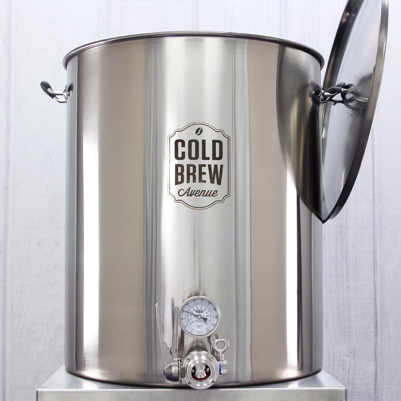 Deluxe Commercial Cold Brew Coffee Maker (50 Gallon / 50 micron)