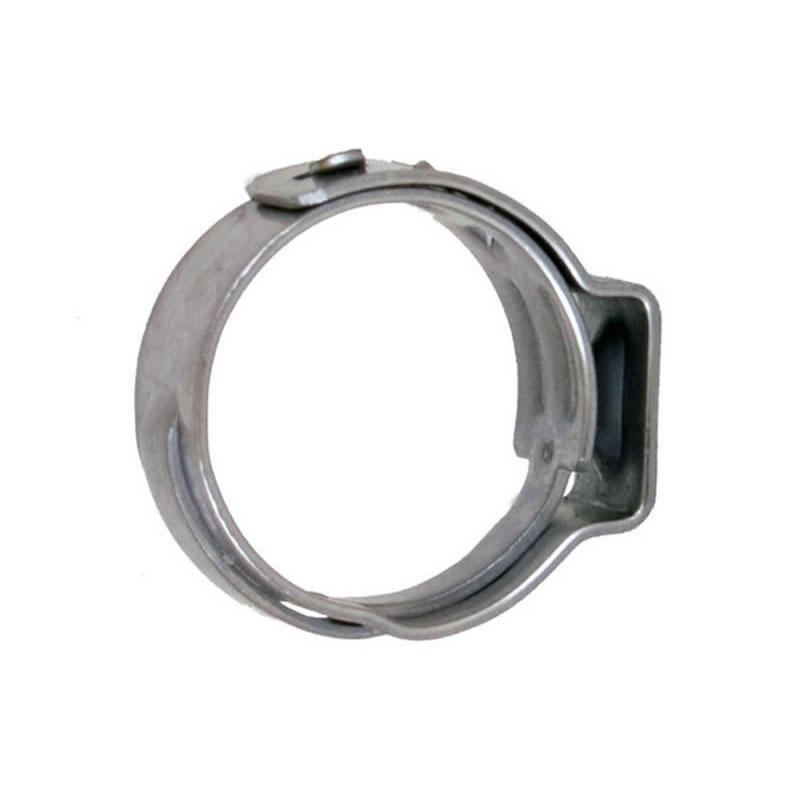 Clamp ID Range 30 mm One Ear Closed Pack of 250 Oetiker 15500020 Stainless Steel Hose Clamp with Mechanical Interlock - 33.1 mm Open