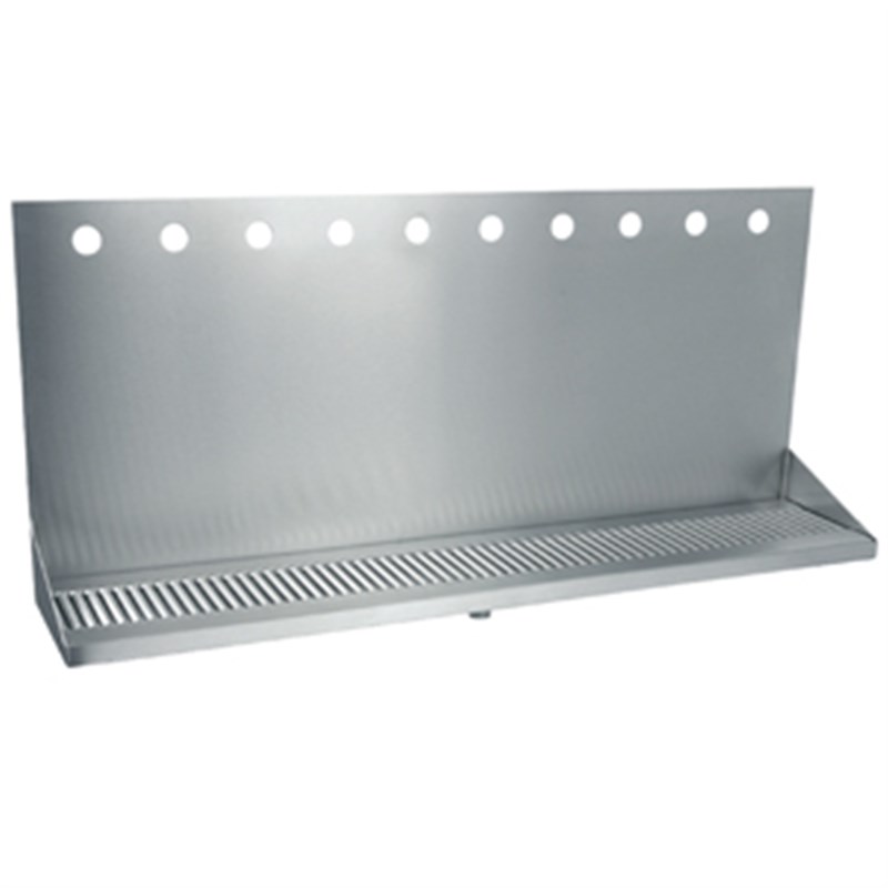 10 X 24 Surface Mount Drip Tray with Drain