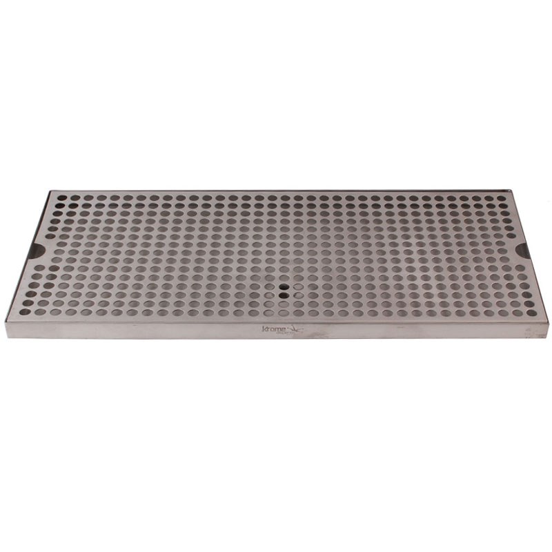 20x8 Surface Mounted Drip Tray with Drain