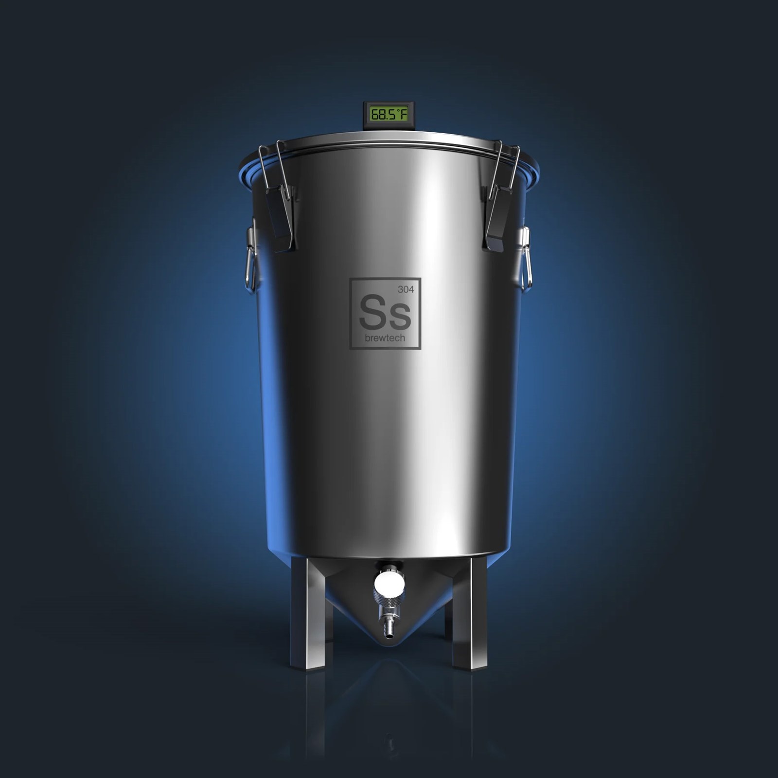 10/18.5L Brew Bucket Fermenter Stainless Steel Brew Tech Keg Free Shipping 